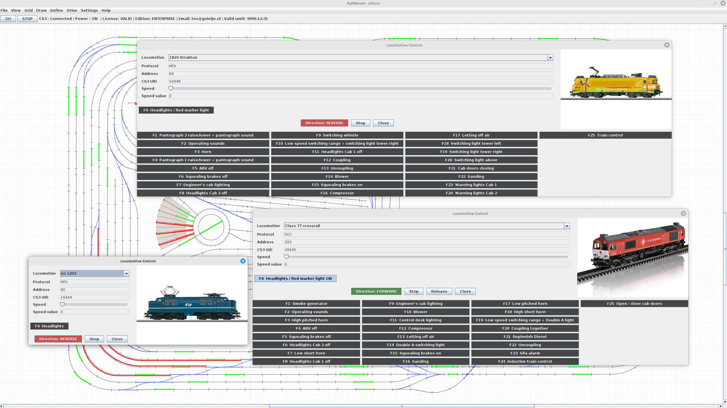 RailKernel Locomotieven